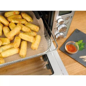 Комплект подложки за Air Fryer NoStik 1EEE531, 31х40/33х40 см, За многократна употреба, Бежов - Technomani