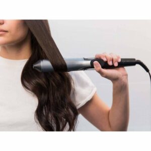 Маша за къдрене Remington Ci5538 Pro Big Curl, 56 W, 8 нива на температура, Max 210C, Студен връх, Бързо загряване, Черен/сив - Technomani