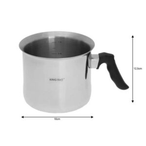 Млековарка Kinghoff KH 3109 Млековарка Kinghoff KH 3109, Свиреща, 1.5L, 16 см, Инокс - Technomani