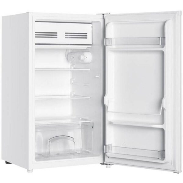 Хладилник Crown DF-90W, 107 kWh/г, 90 l, Клас F, Зона с нулева температура, LED осветление в хладилната част, Статична охлаждаща система, Бял - Technomani
