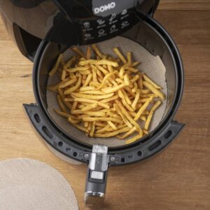 Комплект подложки за Air Fryer NoStik 1EEE774, 2 бр, 23.5/25.5 см, За многократна употреба, Бежов - Technomani