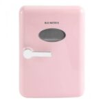 Хладилник мини бар KUMTEL HMFR-03, 4 литра, 42W, Свалящи се рафтове, Розов - Technomani