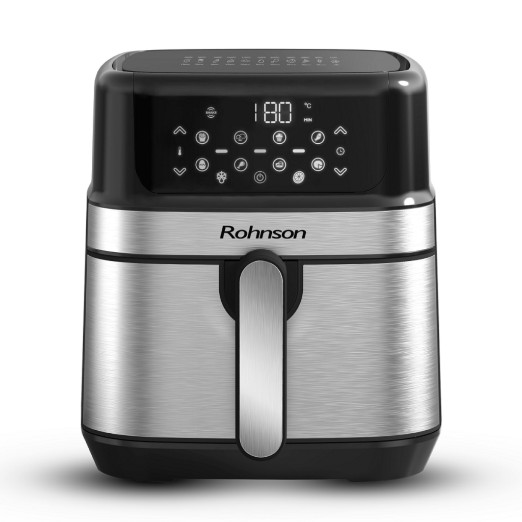 Фритюрник с горещ въздух Ninja Foodi Max Dual Zone AF451EU, 2470 w,  Интелигентна система за готвене, 9,5 л, 2 чекмеджета, 6 функции, Черен -  eMAG.bg