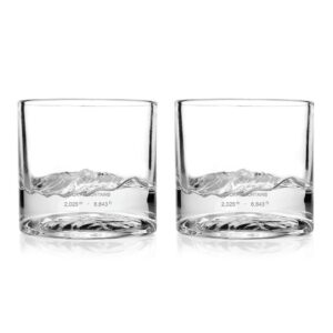 Комплект чаши за уиски LIITON Smoky Mountain 230ml 2 броя