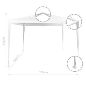 Шатра Muhler G1010 300x300xH240cm Шатра Muhler G1010 300x300xH240cm