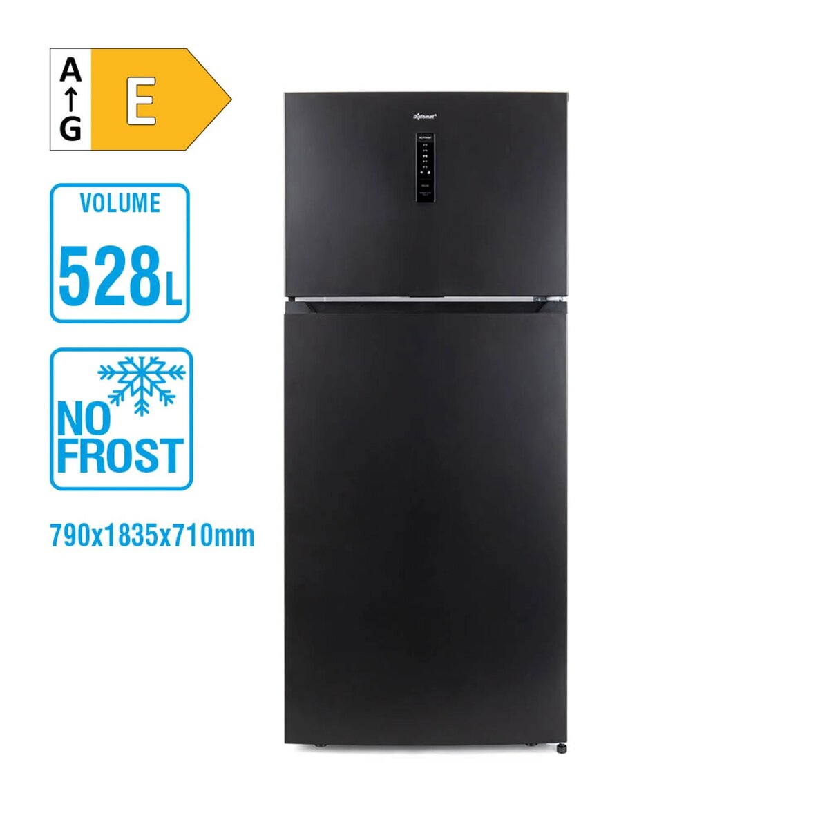 Хладилник с фризер Diplomat NFT185IE Хладилник с фризер Diplomat NFT185IE