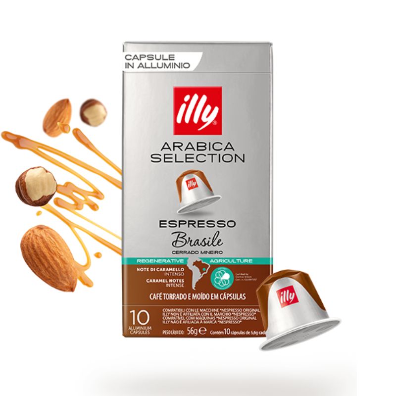 Кафе капсули Неспресо Illy Brasile Cerrado Mineiro
